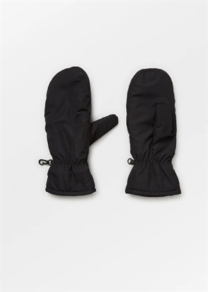 Padded nylona mitten Black Becksøndergaard 